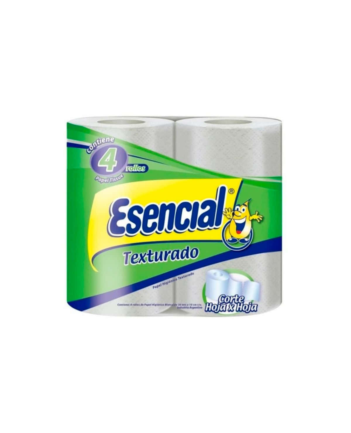 PAPEL HIGIENICO ESENCIAL TEXTURADO 4 X 30